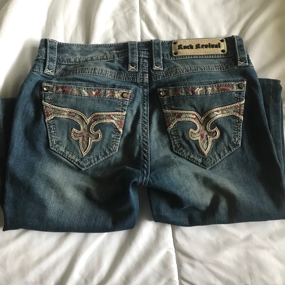 Rock Revival Meah Skinny Jean - Medium Wash